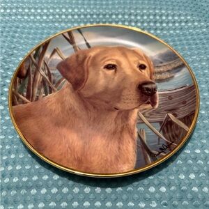 Golden Retriever Decorative Plate